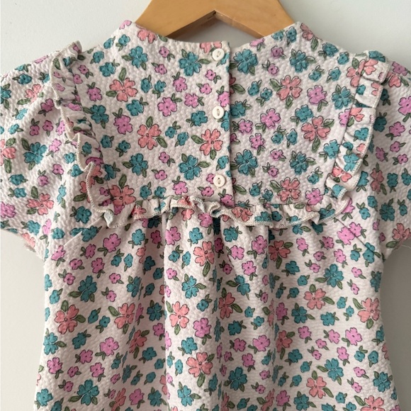 Zara Floral Kids Dress Pink, Blue, Green Size 1.5 Years - Picture 3 of 6